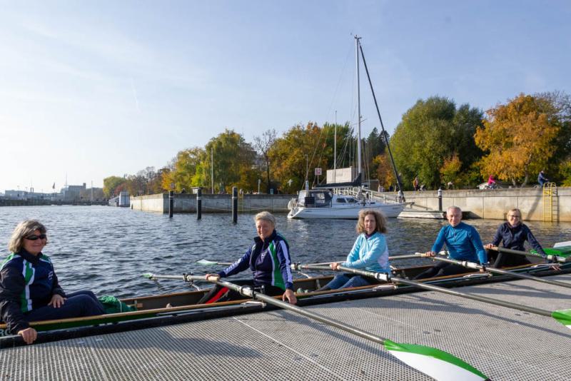 Gemeinsames Abrudern der Kieler Rudervereine am 30. Oktober 2022
