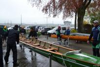 Gemeinsames Anrudern der Kieler Rudervereine mit Bootstaufe am 26. April 2015