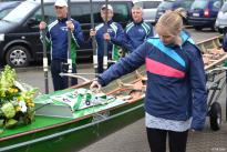Gemeinsames Anrudern der Kieler Rudervereine mit Bootstaufe am 26. April 2015