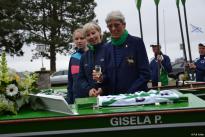 Gemeinsames Anrudern der Kieler Rudervereine mit Bootstaufe am 26. April 2015