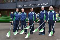 Gemeinsames Anrudern der Kieler Rudervereine mit Bootstaufe am 26. April 2015