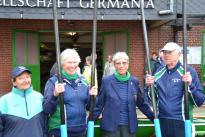 Gemeinsames Anrudern der Kieler Rudervereine mit Bootstaufe am 26. April 2015