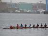 Gemeinsames Anrudern der Kieler Rudervereine mit Bootstaufe am 26. April 2015