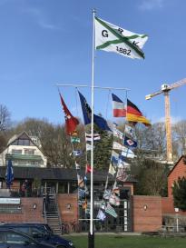 Gemeinsames Anrudern der Kieler Rudervereine am 2. April 2017