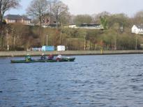 Gemeinsames Anrudern der Kieler Rudervereine am 2. April 2017