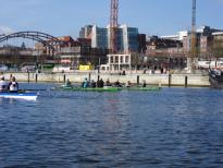 Gemeinsames Anrudern der Kieler Rudervereine am 2. April 2017