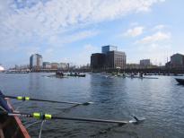 Gemeinsames Anrudern der Kieler Rudervereine am 2. April 2017
