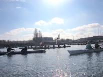 Gemeinsames Anrudern der Kieler Rudervereine am 2. April 2017