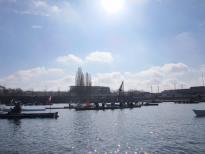 Gemeinsames Anrudern der Kieler Rudervereine am 2. April 2017