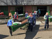Gemeinsames Anrudern der Kieler Rudervereine am 2. April 2017