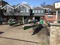 Gemeinsames Anrudern der Kieler Rudervereine am 2. April 2017