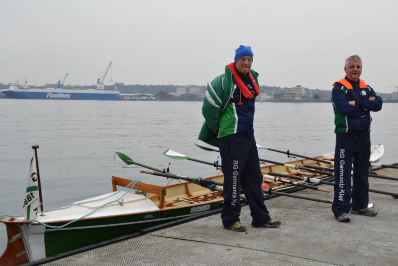 Gemeinsames Anrudern der Kieler Rudervereine am 15. April 2018