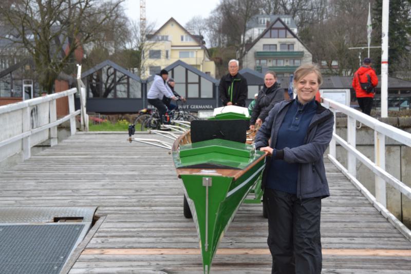 Gemeinsames Anrudern der Kieler Rudervereine am 15. April 2018