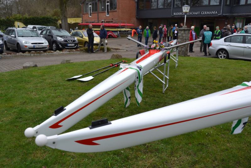 Gemeinsames Anrudern der Kieler Rudervereine am 15. April 2018