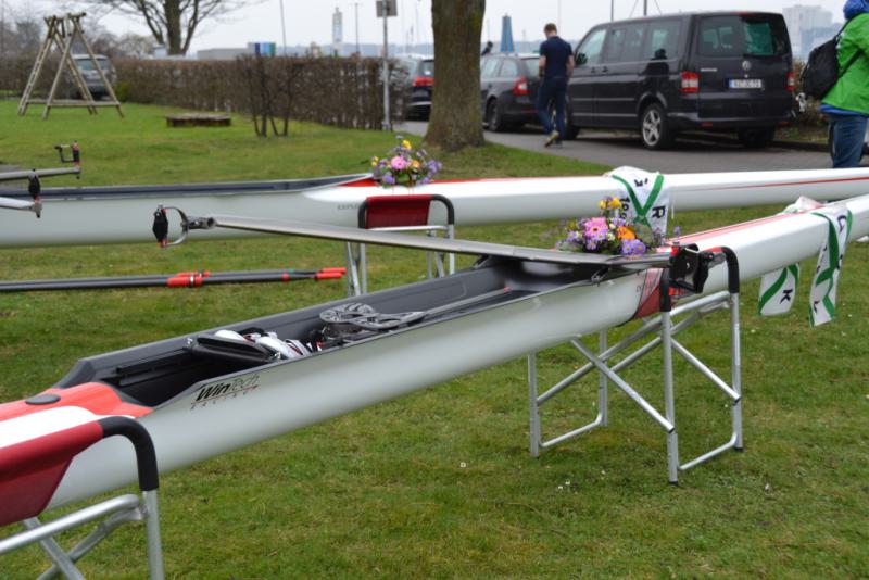 Gemeinsames Anrudern der Kieler Rudervereine am 15. April 2018