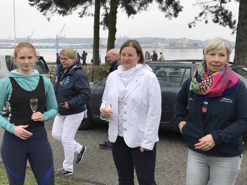 Gemeinsames Anrudern der Kieler Rudervereine am 15. April 2018