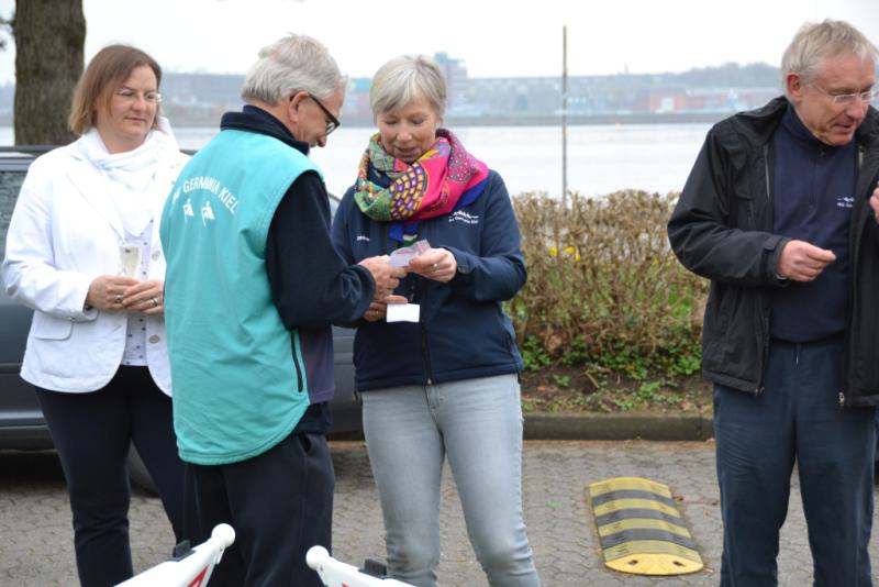 Gemeinsames Anrudern der Kieler Rudervereine am 15. April 2018