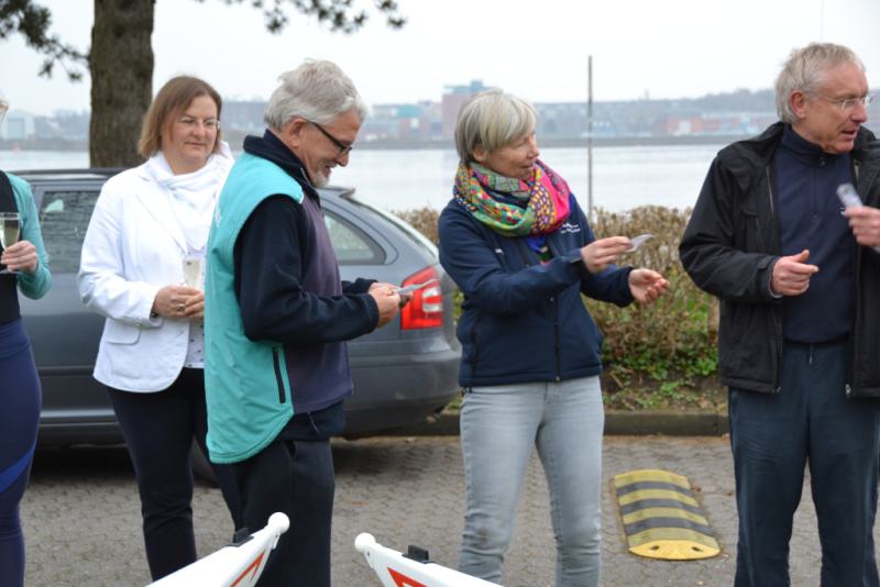 Gemeinsames Anrudern der Kieler Rudervereine am 15. April 2018