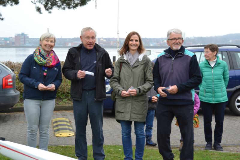 Gemeinsames Anrudern der Kieler Rudervereine am 15. April 2018