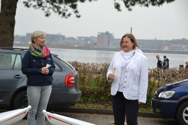 Gemeinsames Anrudern der Kieler Rudervereine am 15. April 2018
