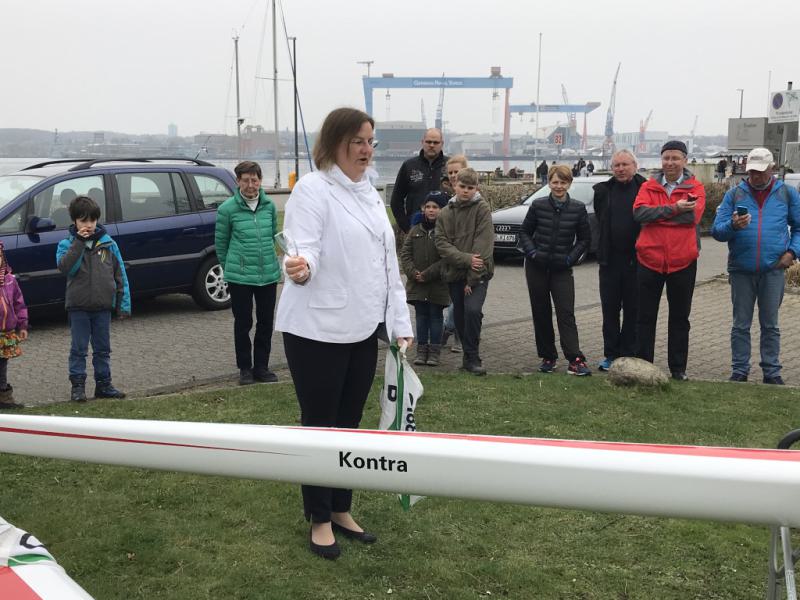 Gemeinsames Anrudern der Kieler Rudervereine am 15. April 2018