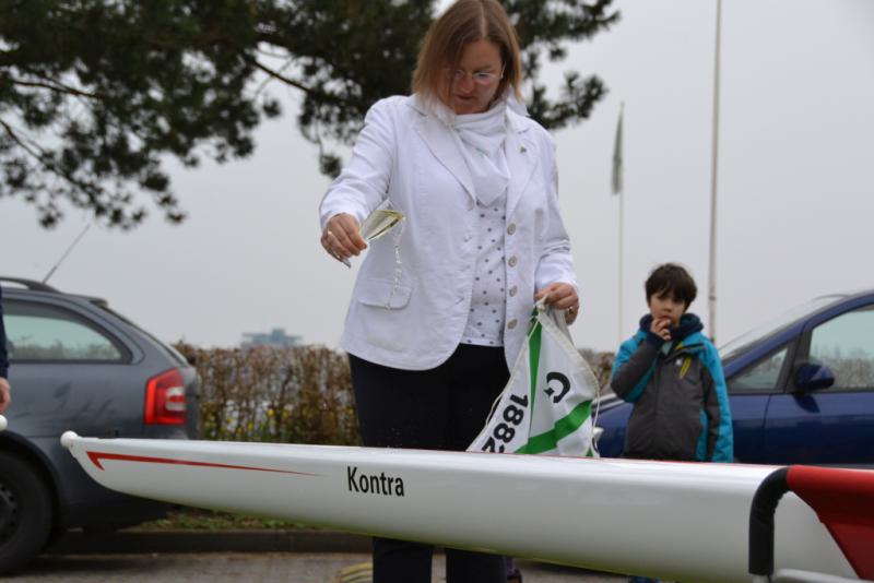 Gemeinsames Anrudern der Kieler Rudervereine am 15. April 2018