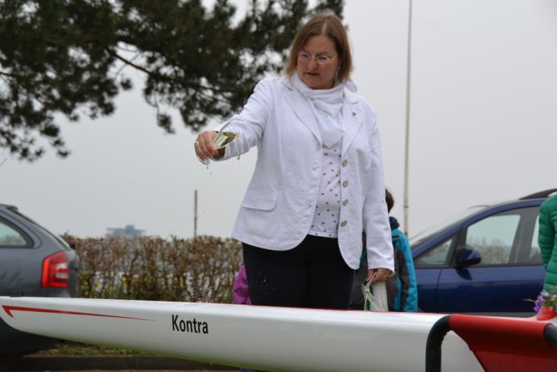 Gemeinsames Anrudern der Kieler Rudervereine am 15. April 2018