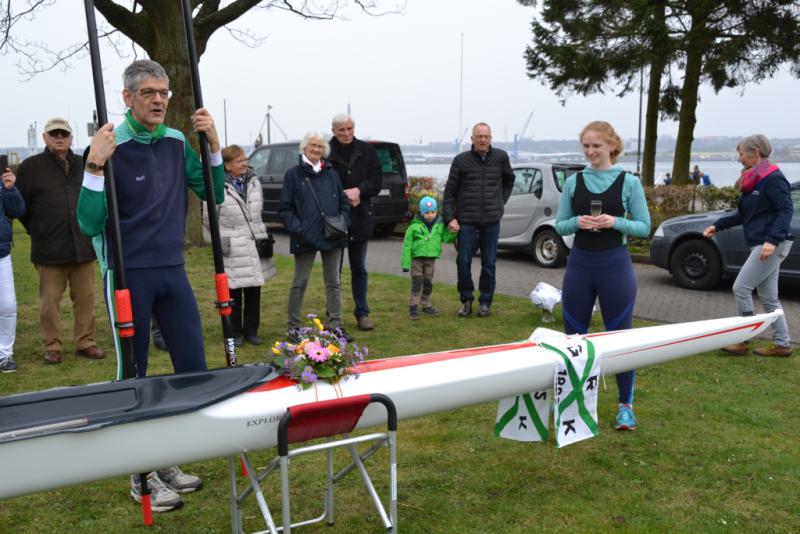 Gemeinsames Anrudern der Kieler Rudervereine am 15. April 2018