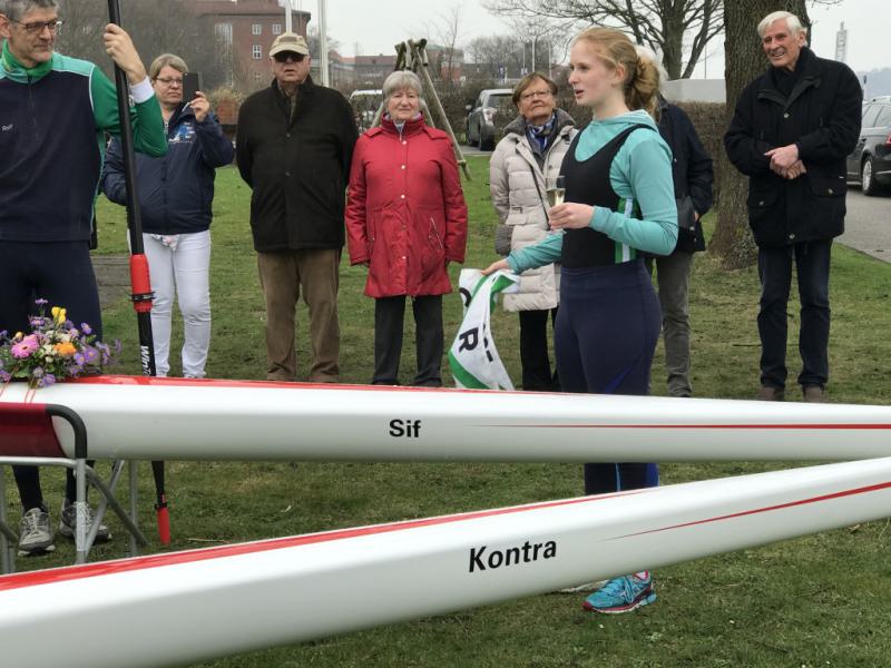Gemeinsames Anrudern der Kieler Rudervereine am 15. April 2018