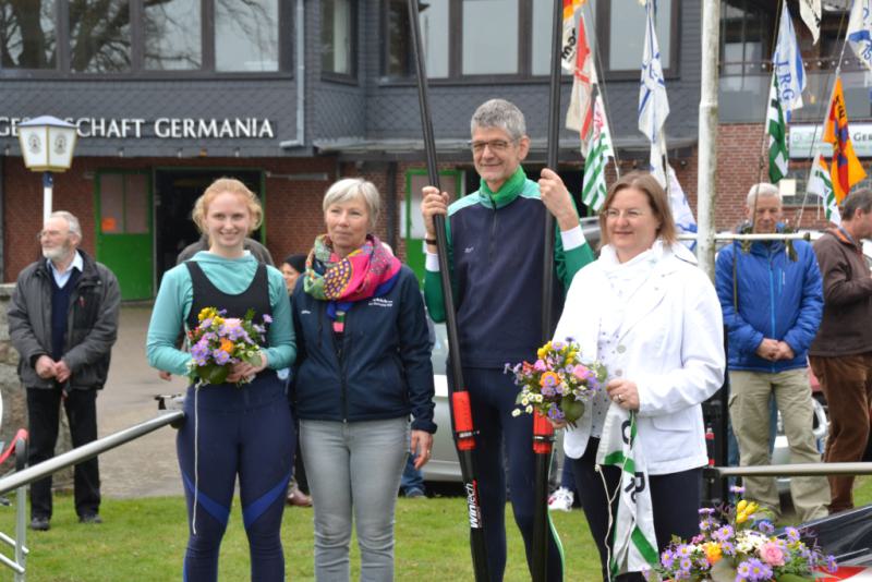 Gemeinsames Anrudern der Kieler Rudervereine am 15. April 2018