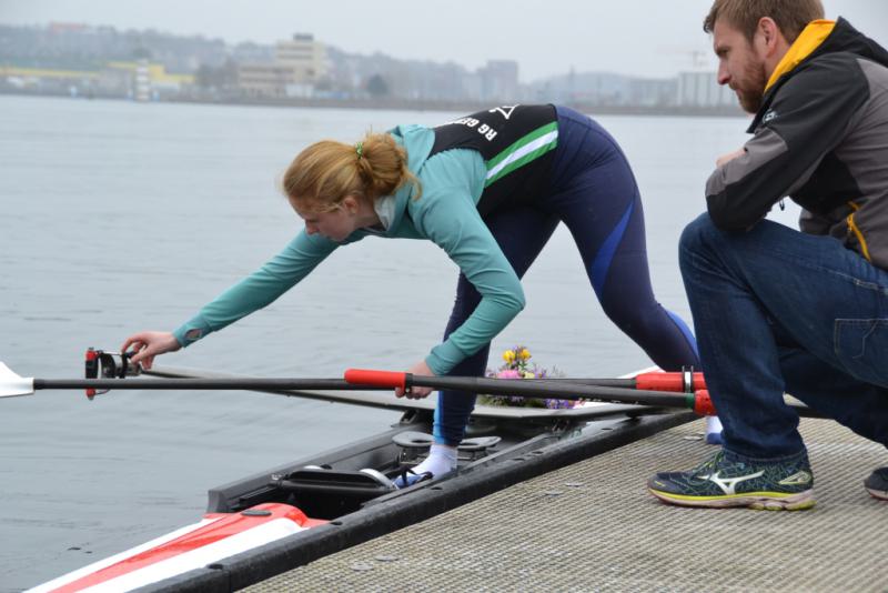 Gemeinsames Anrudern der Kieler Rudervereine am 15. April 2018