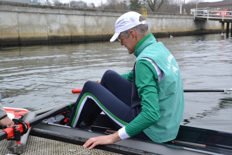Gemeinsames Anrudern der Kieler Rudervereine am 15. April 2018