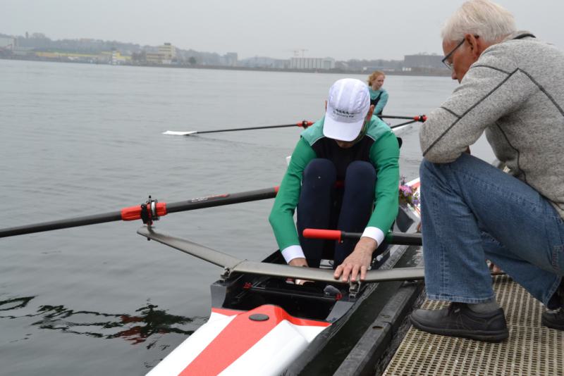 Gemeinsames Anrudern der Kieler Rudervereine am 15. April 2018