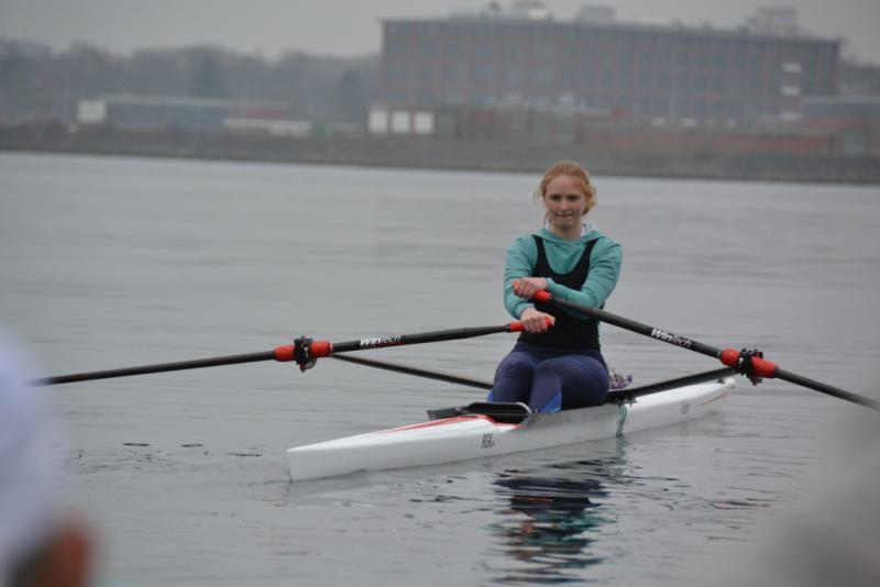 Gemeinsames Anrudern der Kieler Rudervereine am 15. April 2018