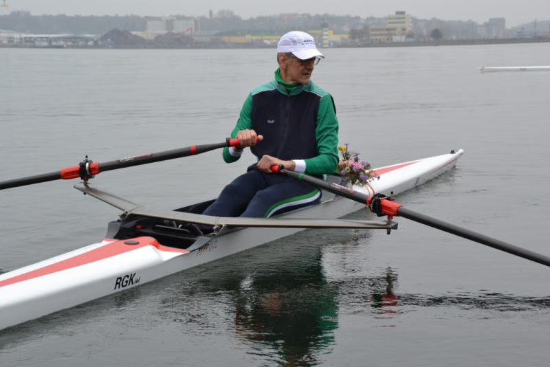 Gemeinsames Anrudern der Kieler Rudervereine am 15. April 2018