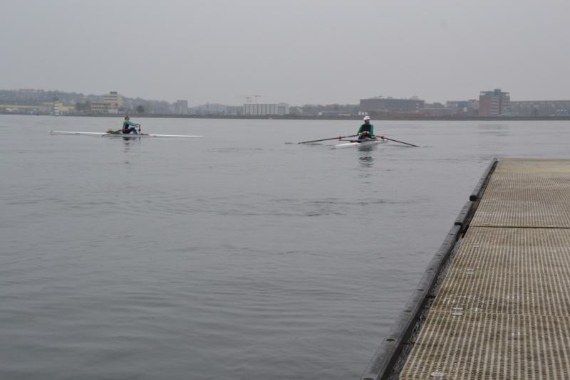 Gemeinsames Anrudern der Kieler Rudervereine am 15. April 2018