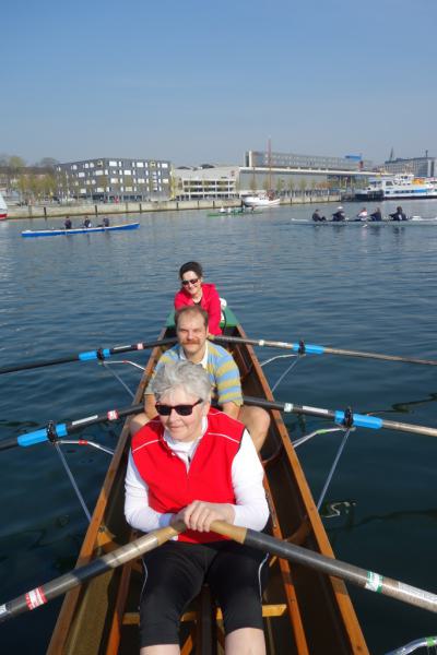 Gemeinsames Anrudern der Kieler Rudervereine am 7. April 2019