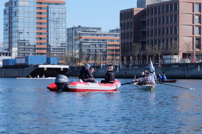 Gemeinsames Anrudern der Kieler Rudervereine am 27. März 2022