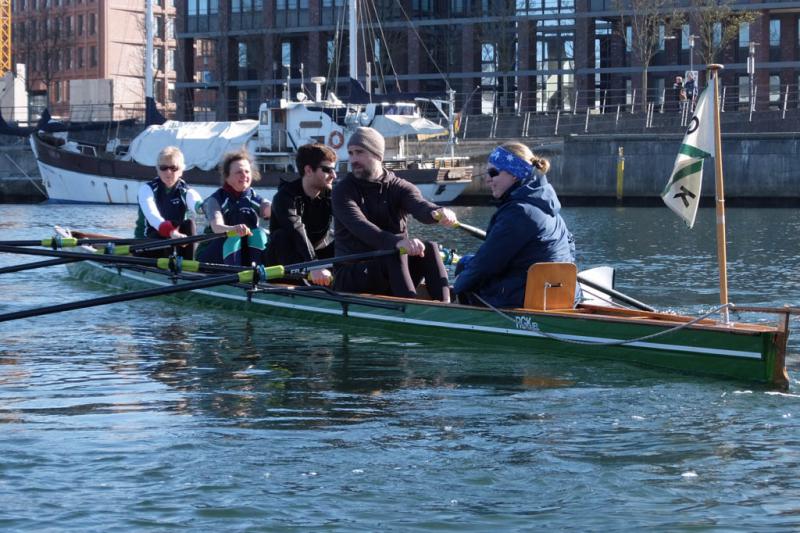 Gemeinsames Anrudern der Kieler Rudervereine am 27. März 2022