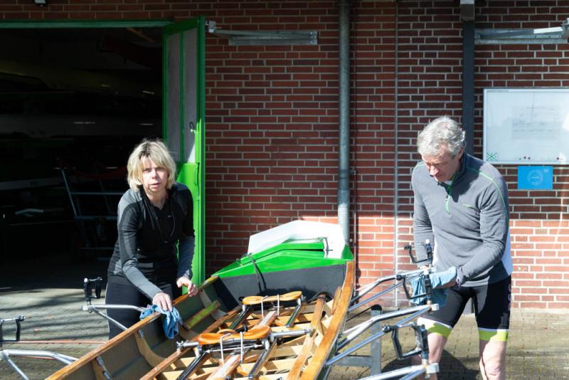 Gemeinsames Anrudern der Kieler Rudervereine am 27. März 2022