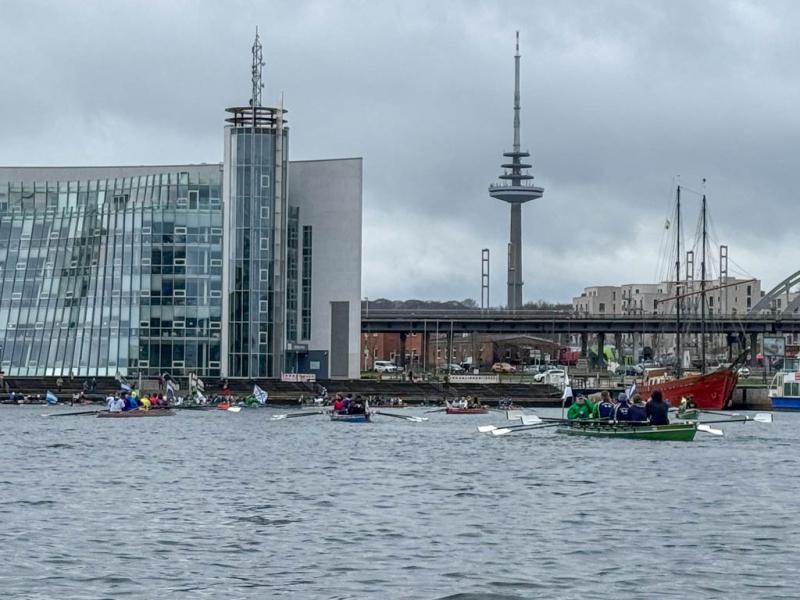 Gemeinsames Anrudern der Kieler Rudervereine am 24. März 2024