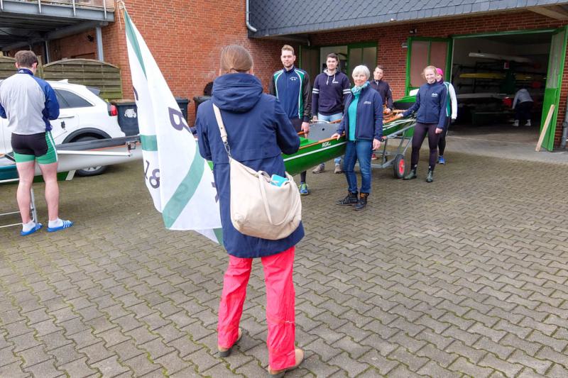 Gemeinsames Anrudern der Kieler Rudervereine am 24. März 2024