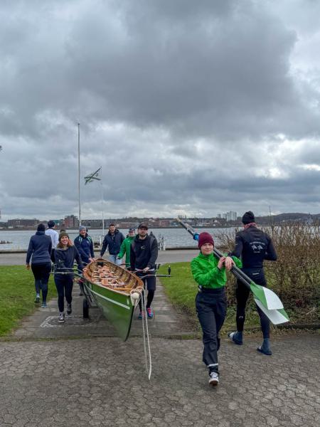 Gemeinsames Anrudern der Kieler Rudervereine am 24. März 2024