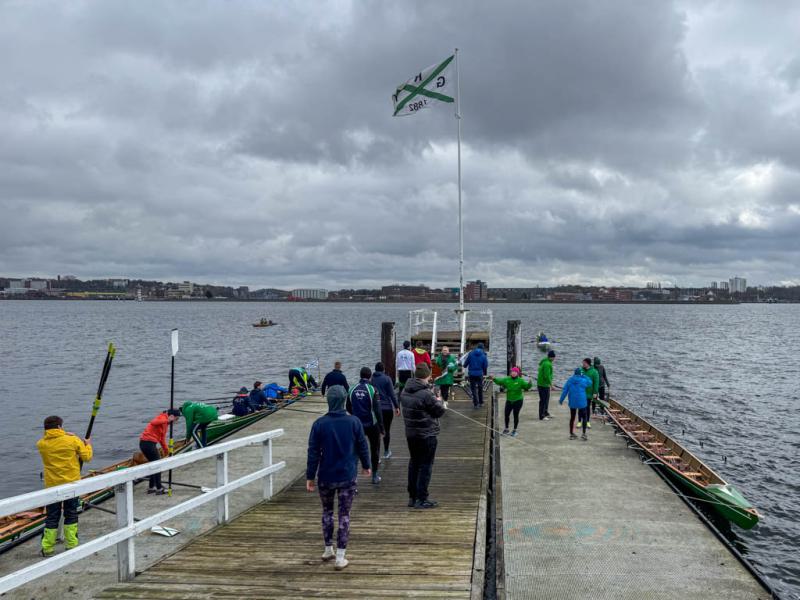 Gemeinsames Anrudern der Kieler Rudervereine am 24. März 2024