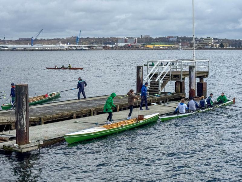 Gemeinsames Anrudern der Kieler Rudervereine am 24. März 2024