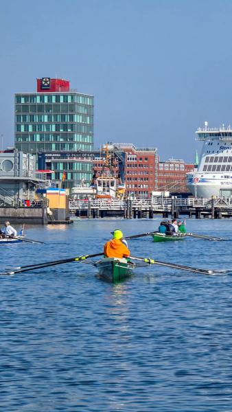 Gemeinsames Anrudern der Kieler Rudervereine am 22. März 2026