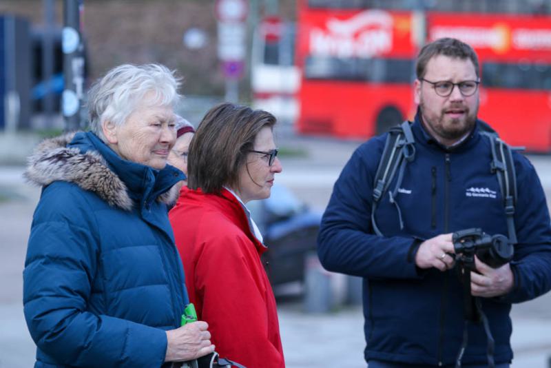 Gemeinsames Anrudern der Kieler Rudervereine und Taufe des Achters am 26. März 2023