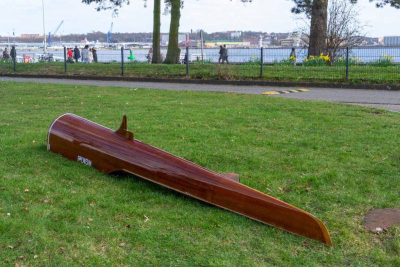 Gemeinsames Anrudern der Kieler Rudervereine und Taufe des Achters am 26. März 2023