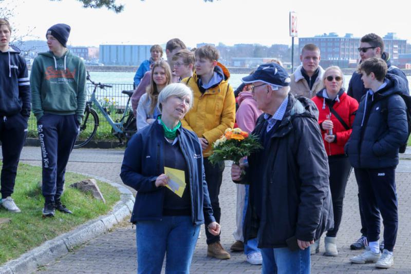 Gemeinsames Anrudern der Kieler Rudervereine und Taufe des Achters am 26. März 2023