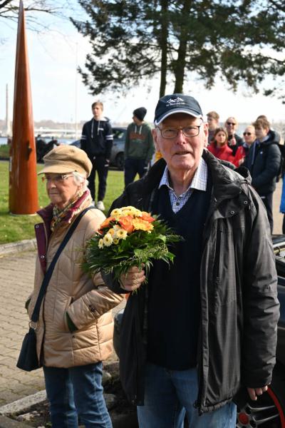 Gemeinsames Anrudern der Kieler Rudervereine und Taufe des Achters am 26. März 2023